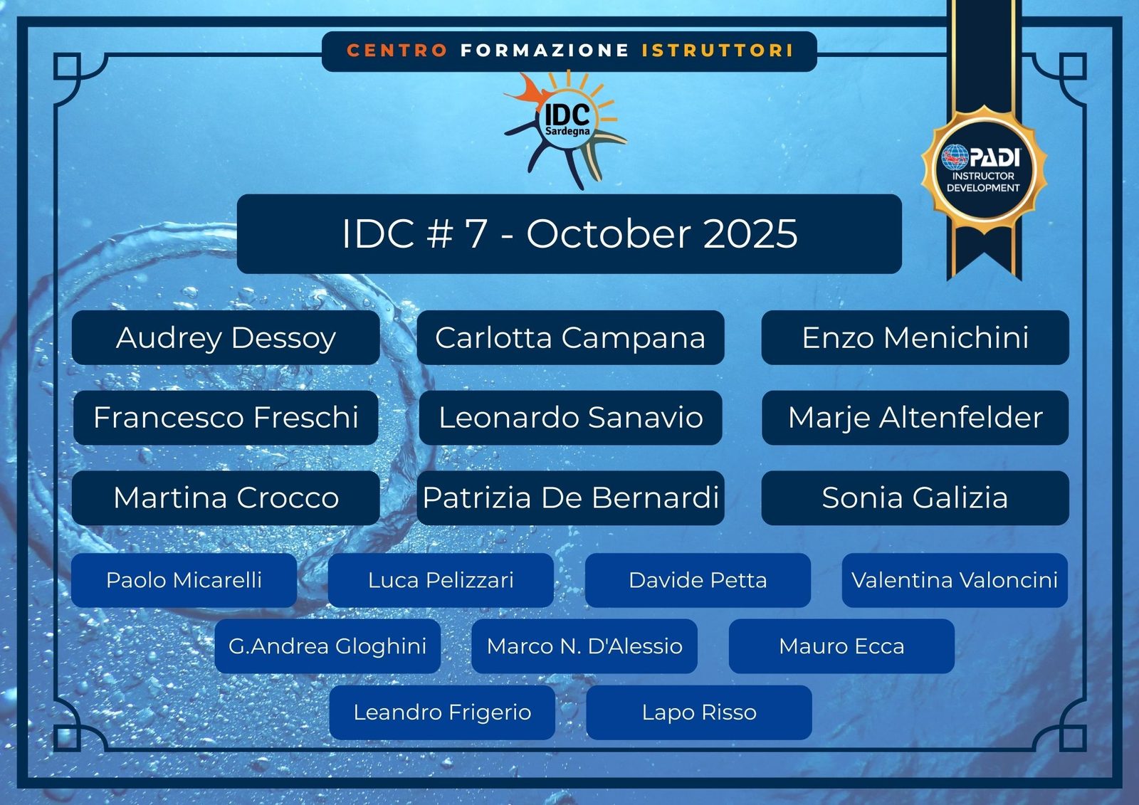 IDC #7 – October 2025