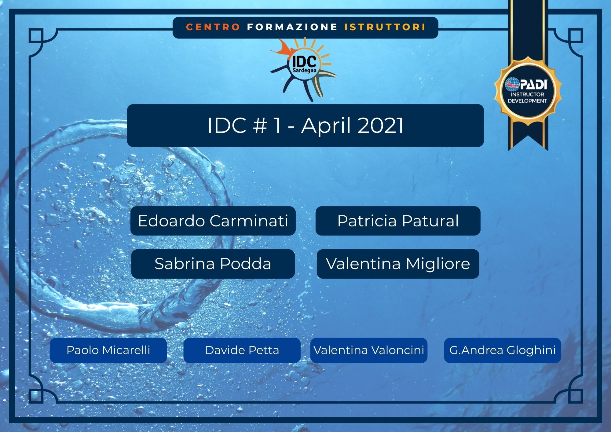 IDC #1 – April 2021