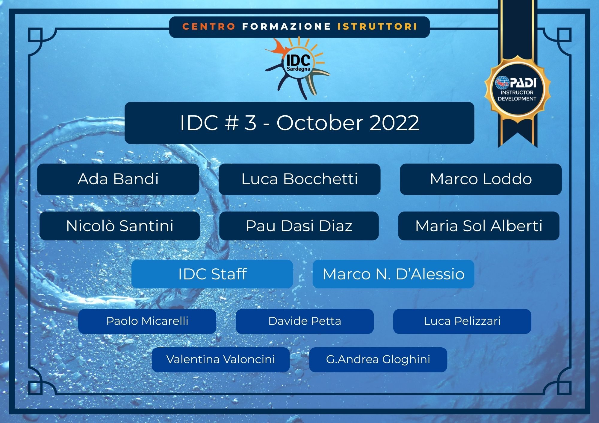 IDC #3 – October 2022