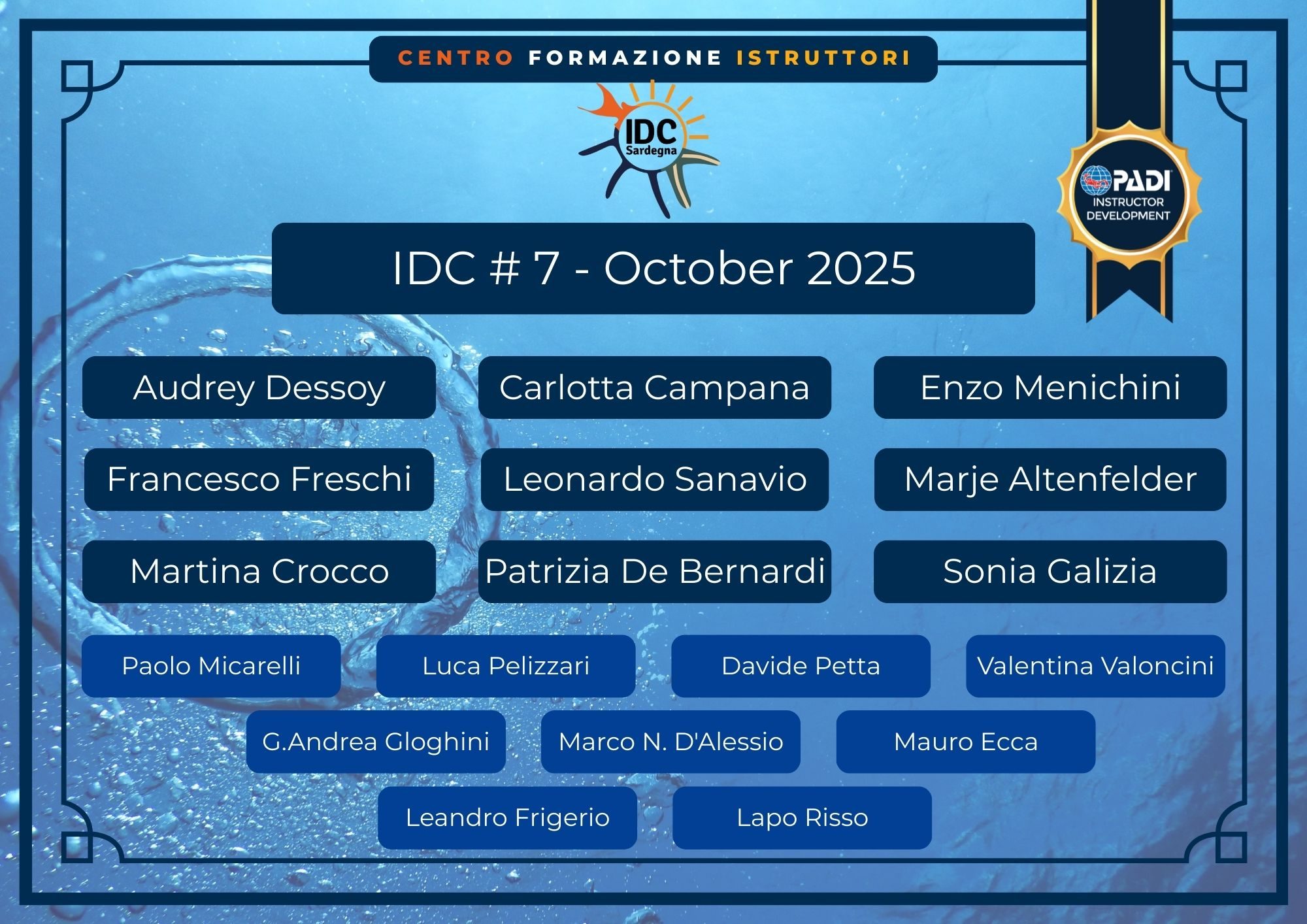 IDC #7 – October 2025